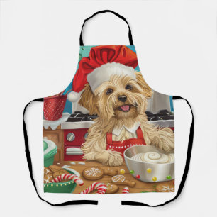 Dandie Dinmont Terrier Holiday Baking: Christmas Apron