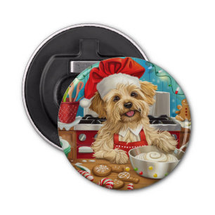 Dandie Dinmont Terrier Holiday Baking: Christmas Bottle Opener