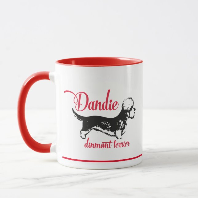 Dandie Dinmont Terrier Mug (Left)