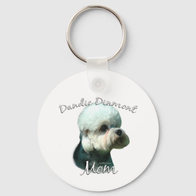 Dandie Dinmont Terrier Mum 2 Key Ring (Front)