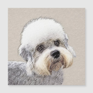 Dandie Dinmont Terrier Painting Original Dog Art