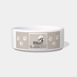 Dandie Dinmont Terrier Painting Original Dog Art Bowl