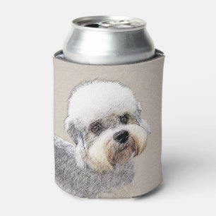 Dandie Dinmont Terrier Painting Original Dog Art Can Cooler