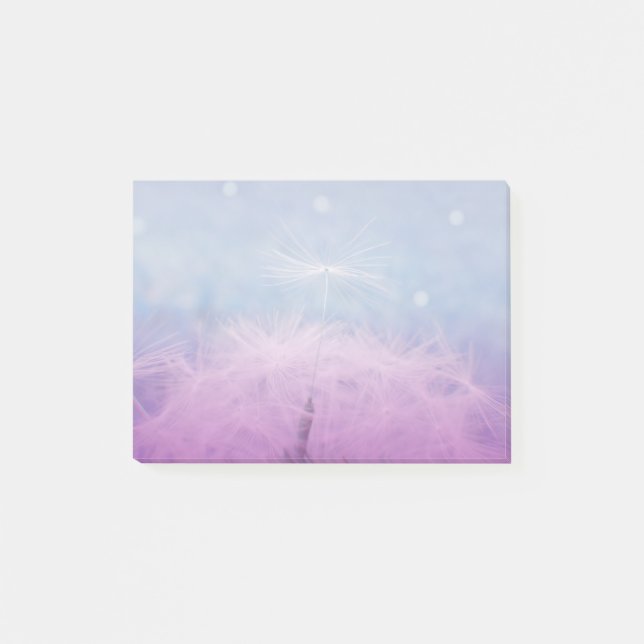 Dandilion Seed  Post It Note Pad (Front)