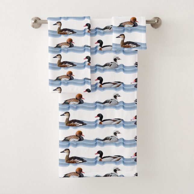 Dandy Ducks Bathroom Towel Set (Insitu)
