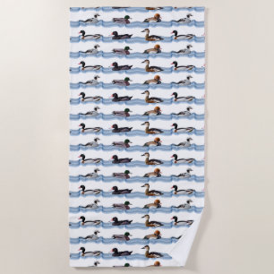 Dandy Ducks Beach Towel (choose colour)