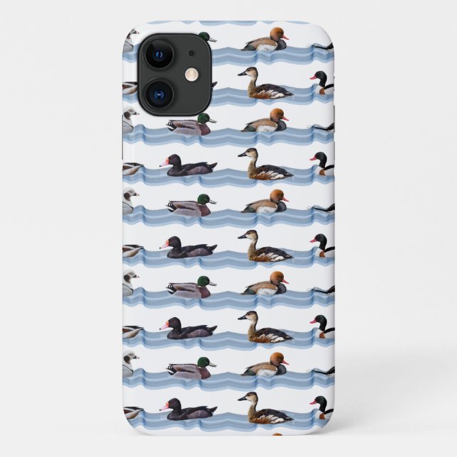 Dandy Ducks iPhone 11 Case (choose colour) (Back)