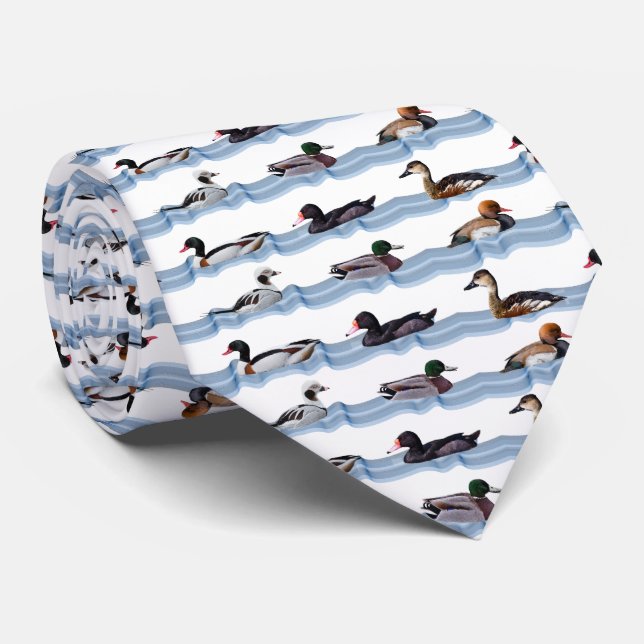 Dandy Ducks Tie Double Sided Print (Choose colour) (Rolled)