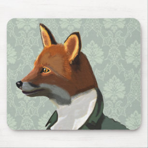Dandy Fox Portrait 2 Mouse Mat