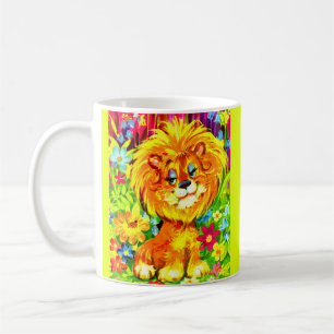 dandy lion coffee mug