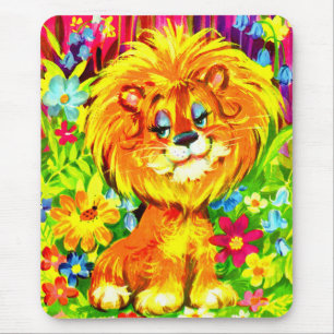 dandy lion mouse mat