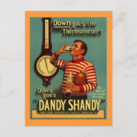 DANDY SHANDY Beverage Ad Vintage Advertising Re~PC