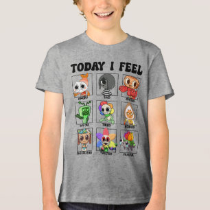 Dandy's World How i feel, funny dandys world toons Tri-Blend Shirt
