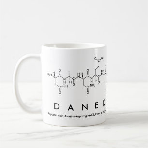 Danek peptide name mug
