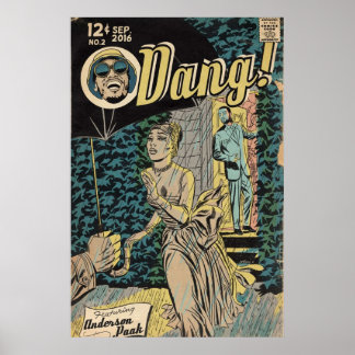 Dang Hip Hop Comic Book Art Poster