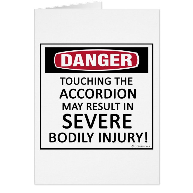 Danger Accordion (Front)