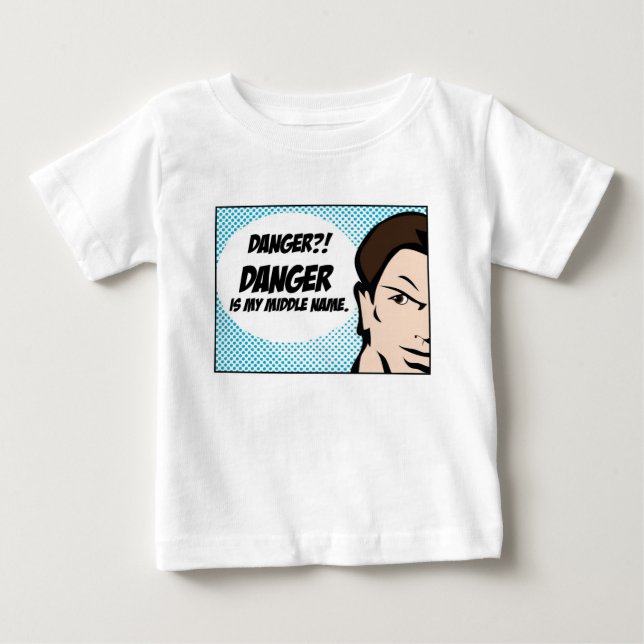 Danger?! Baby T-Shirt (Front)