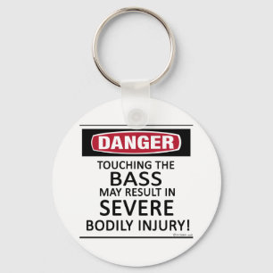 Danger Bass Key Ring