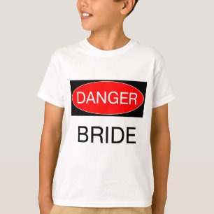 Danger - Bride Funny Wedding T-Shirt Mug Apron