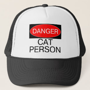 Danger - Cat Person Funny T-Shirt Mug Hat Apron