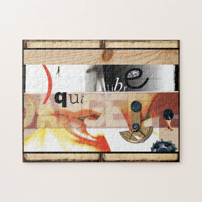 Danger - Digital Collage Art - Puzzle (Horizontal)