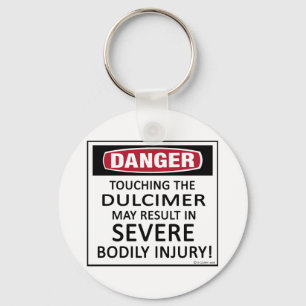 Danger Dulcimer Key Ring
