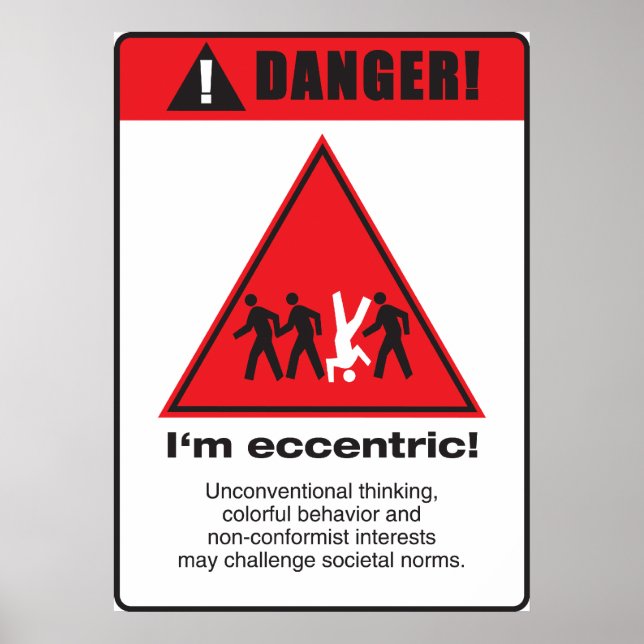Danger! Eccentric Poster (Front)