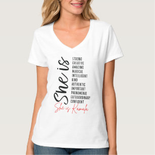 Danger educated black woman she is Kamala 2024 T-Shirt