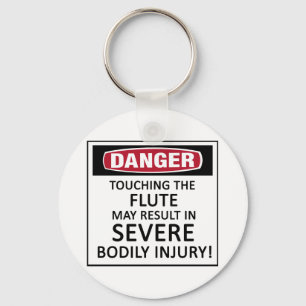 Danger Flute Key Ring