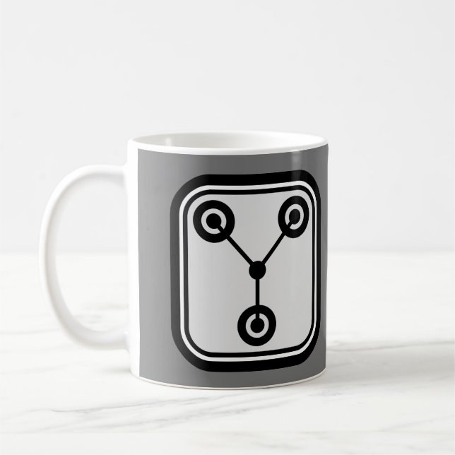 Danger FLUX Capacitor 1.21 Gigawatts Coffee Mug (Left)