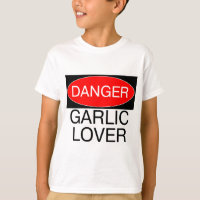 Danger - Garlic Lover Funny T-Shirt Mug Hat Apron