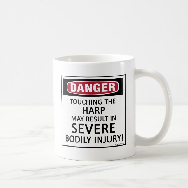 Danger Harp Coffee Mug (Right)