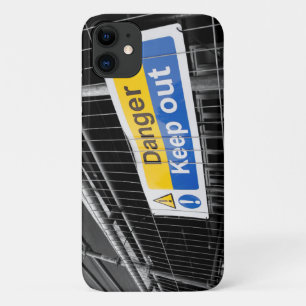Danger Keep Out sign iPhone 11 Case