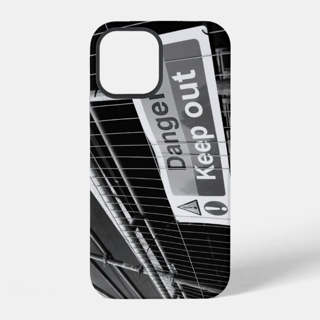Danger Keep Out sign Case-Mate iPhone Case (Back)