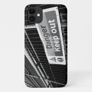 Danger Keep Out sign iPhone 11 Case