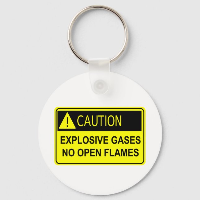 Danger! Key Ring (Front)