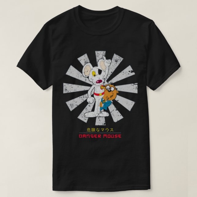 Danger Mouse Retro Japanese    T-Shirt (Design Front)