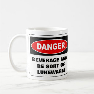 danger mug - customised text