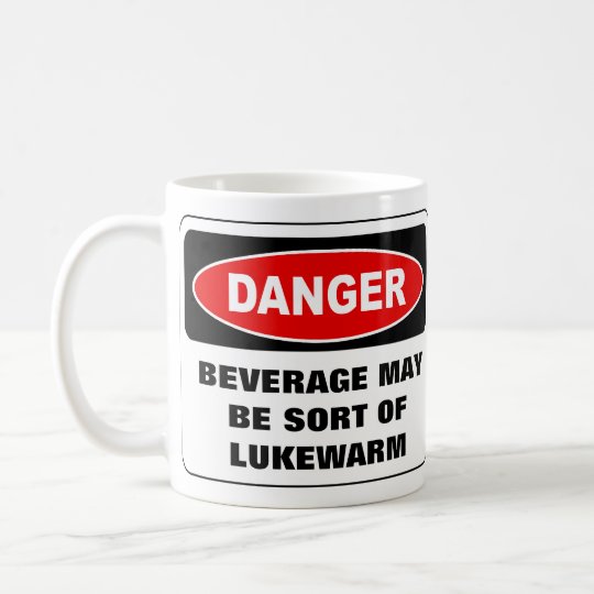danger mug - customised text
