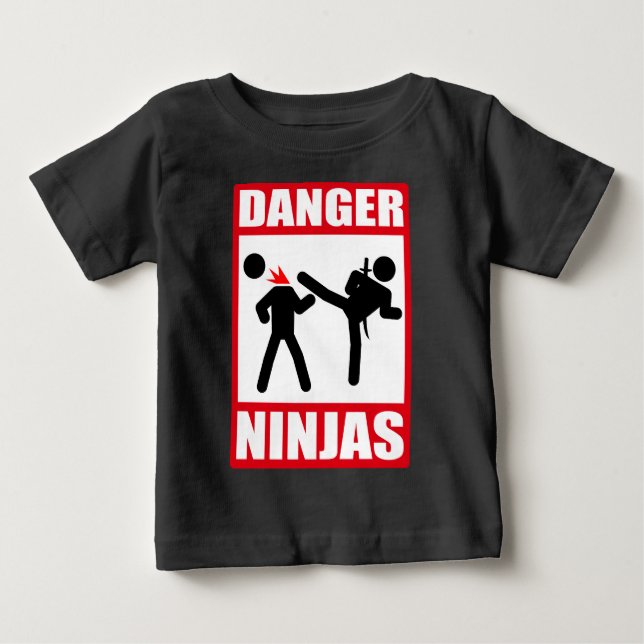 Danger Ninjas Baby T-Shirt (Front)