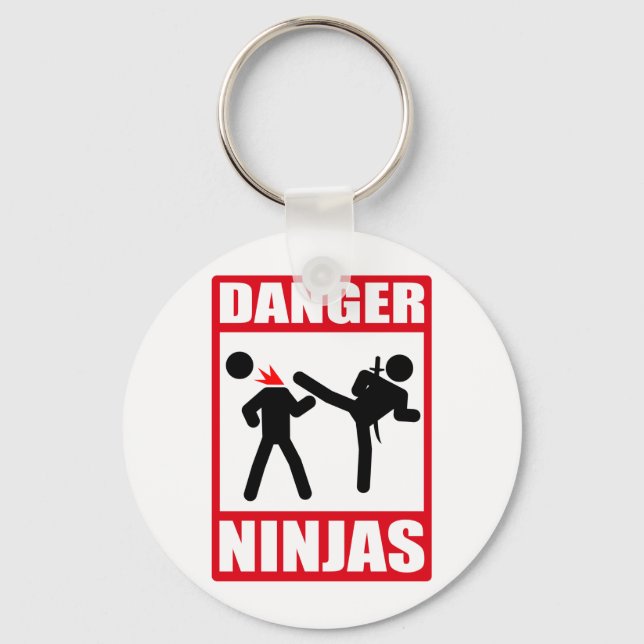 Danger Ninjas Key Ring (Front)