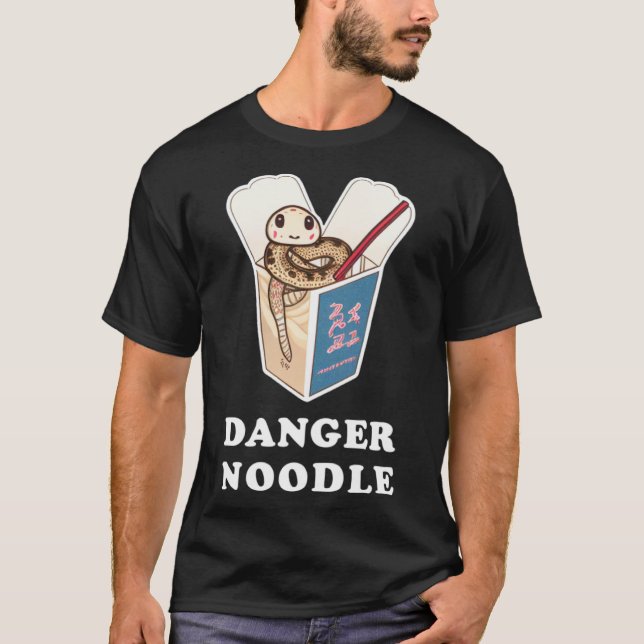 Danger Noodle Snake Kids Snakes Meme  Ball Python T-Shirt (Front)