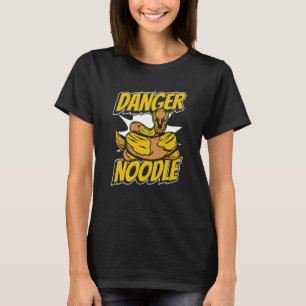 Danger Noodle Snake Owner Snake Banana Ball Python T-Shirt