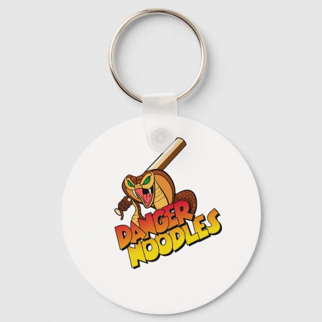 Danger Noodles Softball Bag Keychain (Front)