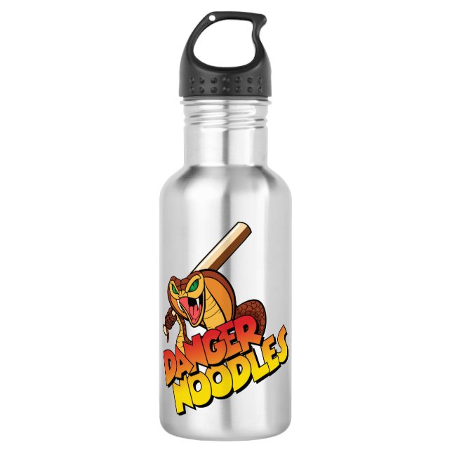 Danger Noodles Softball Water Bottle (Front)