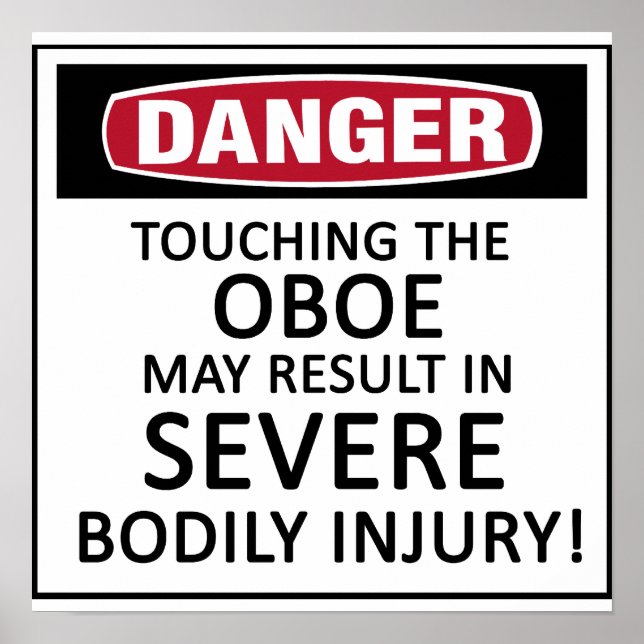 Danger Oboe Poster (Front)