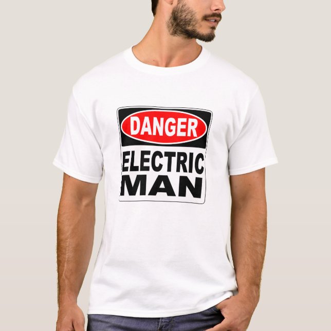 Danger Of Electric Man T-Shirt (Front)