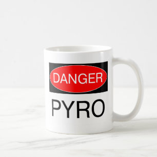 Danger - Pyro Funny Pyrotechnician T-Shirt Mug Bag