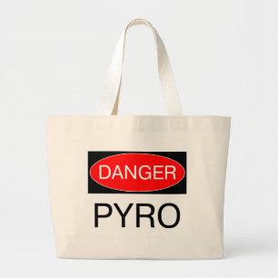 Danger - Pyro Funny Pyrotechnician T-Shirt Mug Bag
