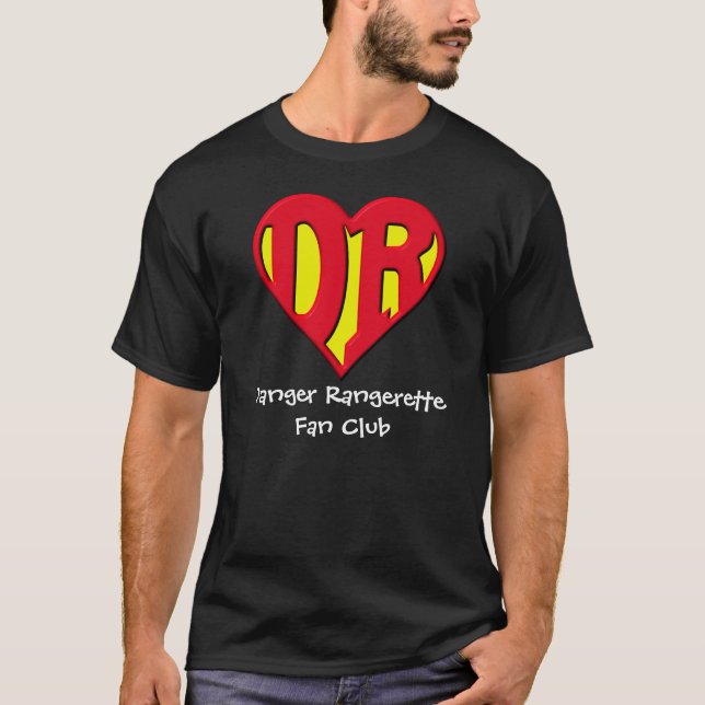 Danger Rangerette Fan Club Dark T-shirt (Front)